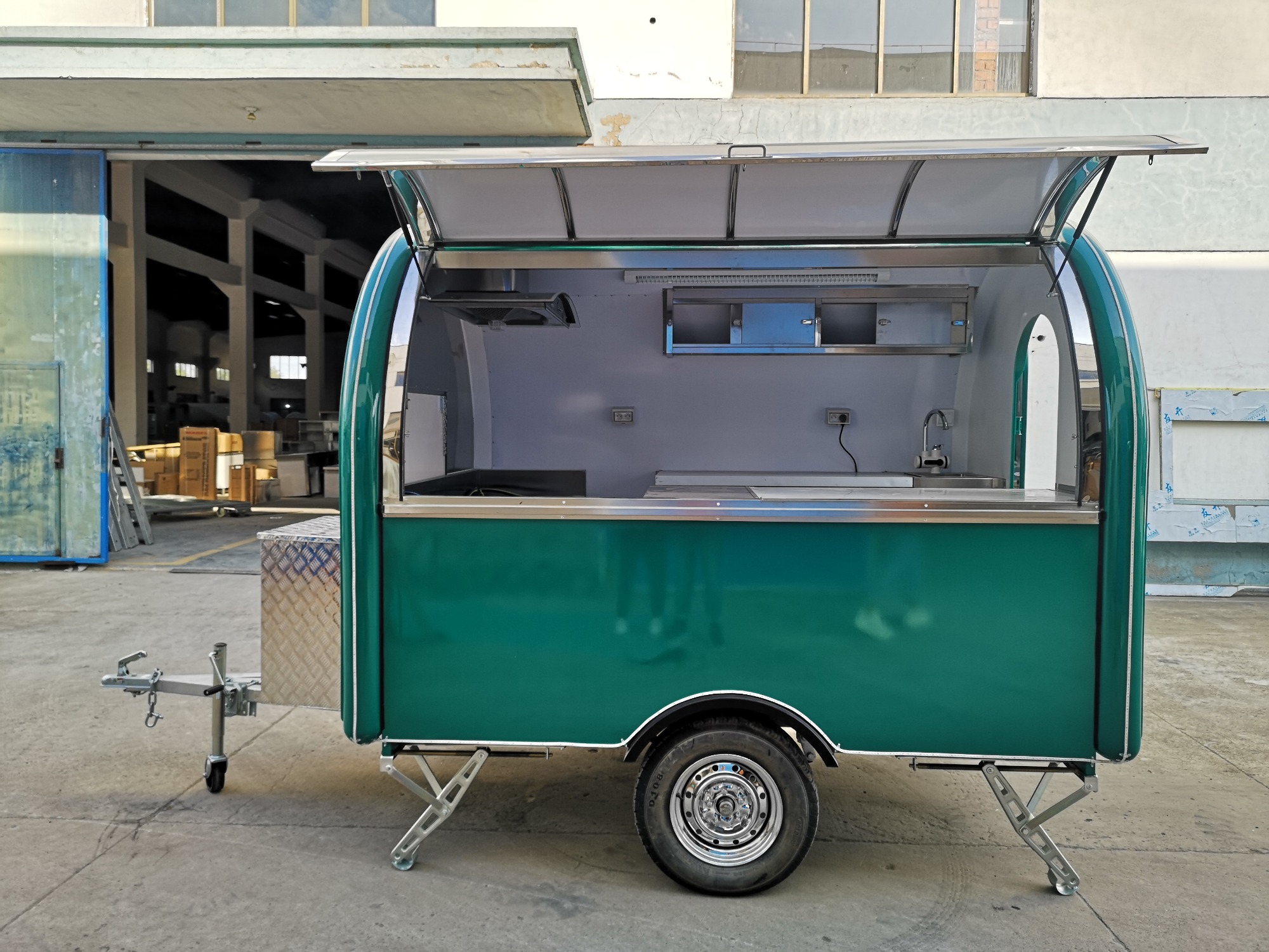 Food Trailer Catering Food Truck Food cart 280X165X230CM