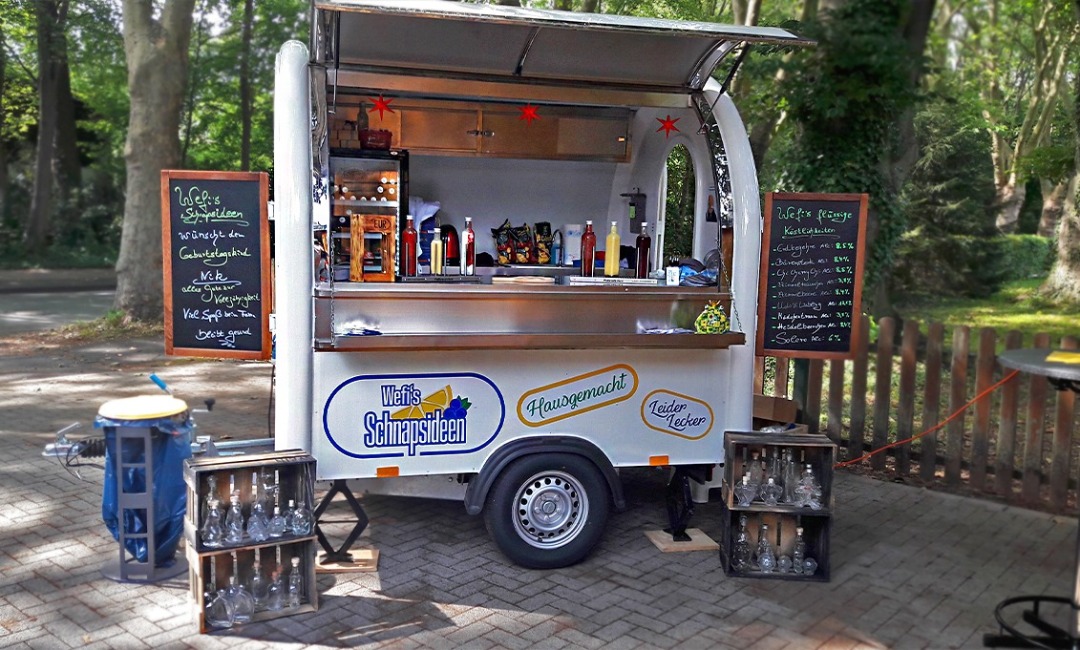 Mobile Catering Trailer Burger Van Food Truck Bar Coffee Crepe Trailer